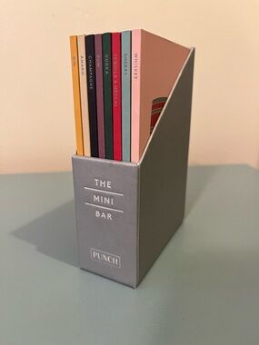The Mini Bar Cocktail Recipe Booklet Set - Multicolor